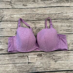Torrid Curve Lavender Lace Underwire Bra Size 42C